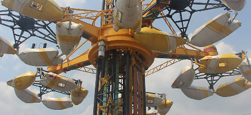 mountain top roller coaster