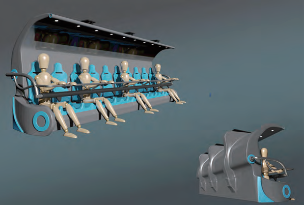 3d printed roller coaster