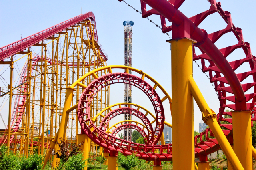 roller coaster ride drawing