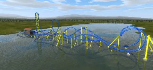 velociraptor roller coaster